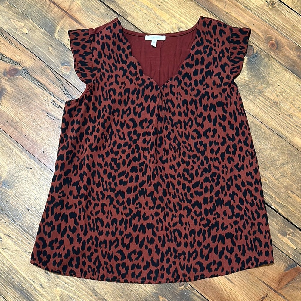 Maurices  Flutter Sleeve Blouse with Ruffled Design
